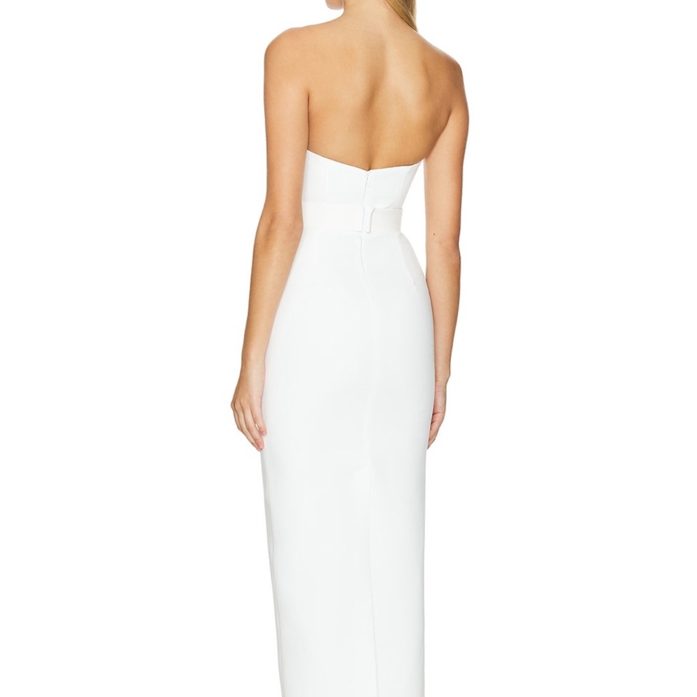 Nole Dress in Temple White US4 - Picture 3 of 6